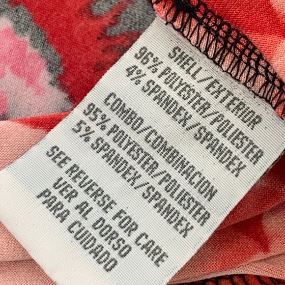 R&K Originals cropped Floral Open Jacket Cardigan 16 Black Pink Orange 3/4 Sleev - Picture 7 of 15